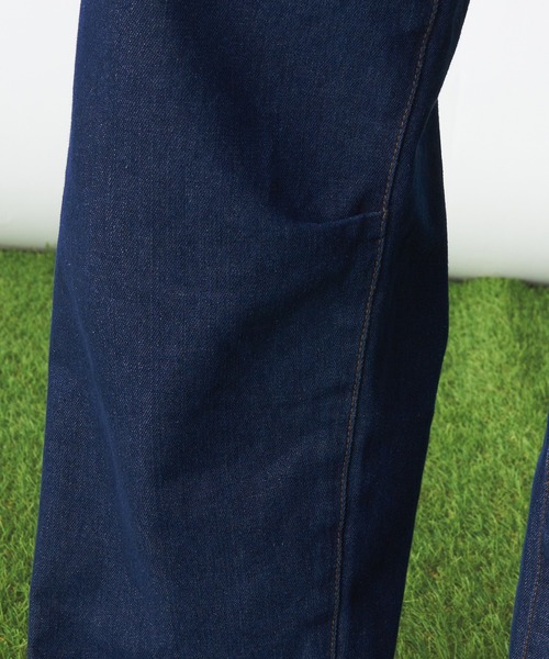 Adoon plain（アドーンプレーン）の「ピスネームワイドデニムパンツ（デニムパンツ・メンズ・インディゴブルー・MEDIUM/LARGE）」の5枚目の写真