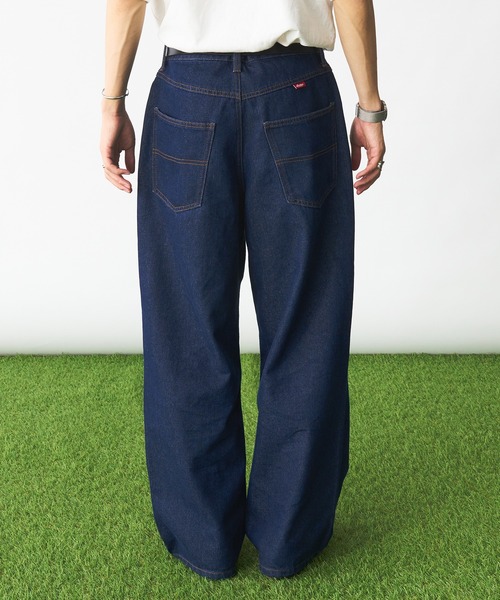 Adoon plain（アドーンプレーン）の「ピスネームワイドデニムパンツ（デニムパンツ・メンズ・インディゴブルー・MEDIUM/LARGE）」の20枚目の写真