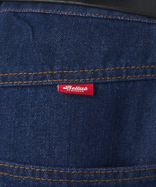 Adoon plain（アドーンプレーン）の「ピスネームワイドデニムパンツ（デニムパンツ・メンズ・インディゴブルー・MEDIUM/LARGE）」の8枚目の写真