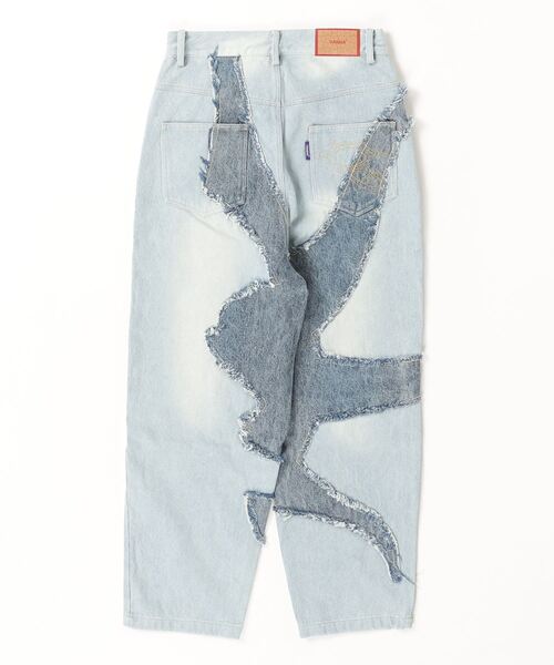 WANNA バギーデニムパンツ WANNA（ワナ）の「ワナ [WANNA] - バギー デニムパンツ インディゴ