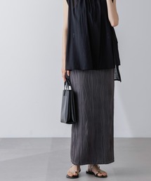 NANO universe | ウェーブリップルナロースカート(セットアップ可)(スカート)