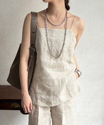 DouDou | リネンキャミ(キャミソール)