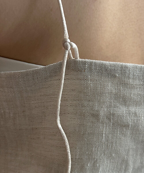 DouDou（ドゥドゥ）の「リネンキャミ（キャミソール・レディース・ベージュ/ブラウン・FREE）」の10枚目の写真