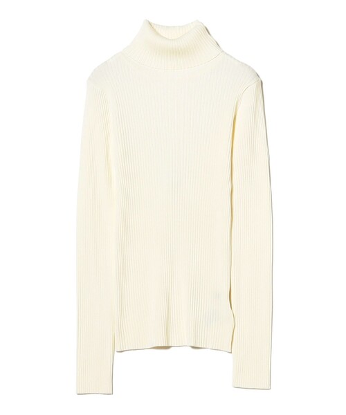 Ray BEAMS（レイビームス）の「14G リブ タートル ニット（ニット/セーター・レディース・ブラック/ピンク/ブルー/オフホワイト/イエロー/レッド・ONE SIZE）」の2枚目の写真