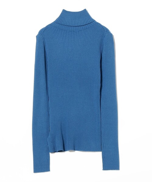 Ray BEAMS（レイビームス）の「14G リブ タートル ニット（ニット/セーター・レディース・ブラック/ピンク/ブルー/オフホワイト/イエロー/レッド・ONE SIZE）」の17枚目の写真