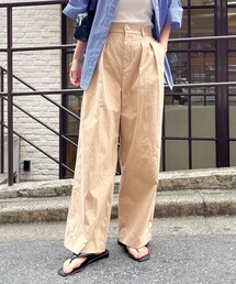 fredy emue | コットンナイロンタックパンツ(その他パンツ)