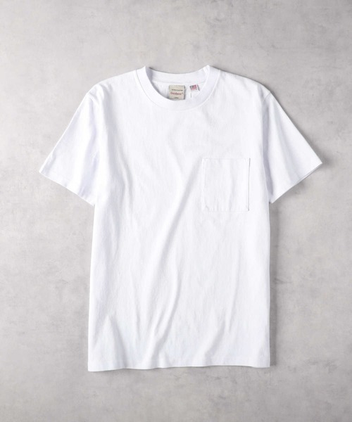 Right-on(ライトオン)の「GOOD WEAR(グッドウェアー)米綿クルーネックTシャツ(Tシャツ/カットソー・メンズ・ブラック/ブルー/ホワイト/カーキブラウン/ブラウン/ダークグレー/ネイビー・L/XL/M/S)」の2枚目の写真