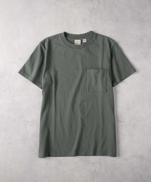 Right-on(ライトオン)の「GOOD WEAR(グッドウェアー)米綿クルーネックTシャツ(Tシャツ/カットソー・メンズ・ブラック/ブルー/ホワイト/カーキブラウン/ブラウン/ダークグレー/ネイビー・L/XL/M/S)」の5枚目の写真
