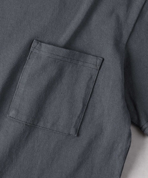 Right-on(ライトオン)の「GOOD WEAR(グッドウェアー)米綿クルーネックTシャツ(Tシャツ/カットソー・メンズ・ブラック/ブルー/ホワイト/カーキブラウン/ブラウン/ダークグレー/ネイビー・L/XL/M/S)」の9枚目の写真