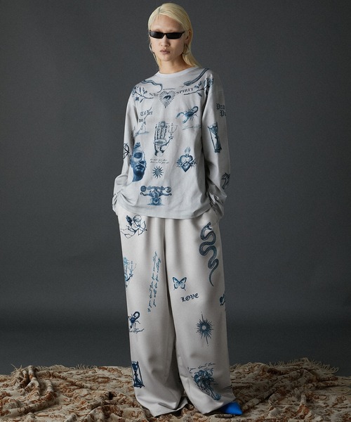 a*o様 プランクプロジェクト TATOOプリントロングスリーブTEE PRANK PROJECT（プランクプロジェクト）の「TATOOプリントロング