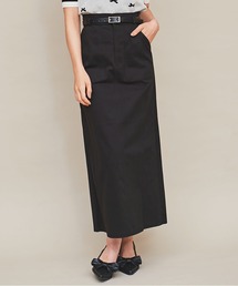 31 Sons de mode | 合皮ベルト付きチノスカート(スカート)