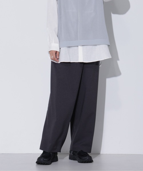 LUCAS-013/マットウースラップワイドパンツ（その他パンツ）｜Apo(s)ture（アポスチャー）