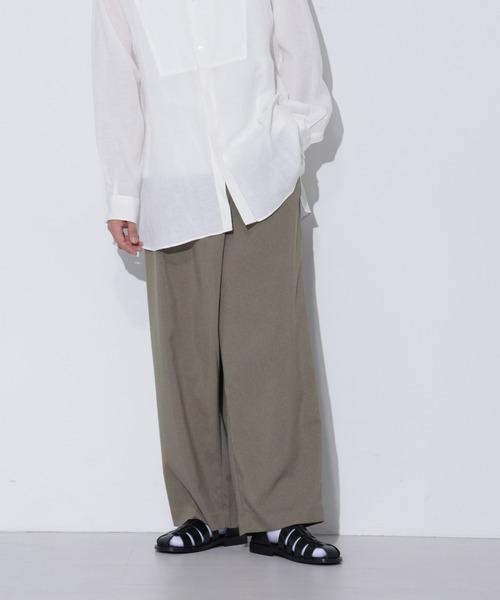 LUCAS-013/マットウースラップワイドパンツ（その他パンツ）｜Apo(s)ture（アポスチャー）