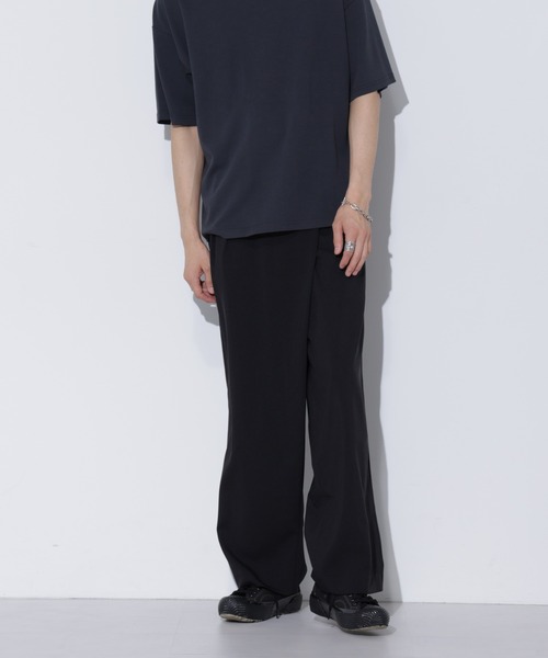 LUCAS-013/マットウースラップワイドパンツ（その他パンツ）｜Apo(s)ture（アポスチャー）