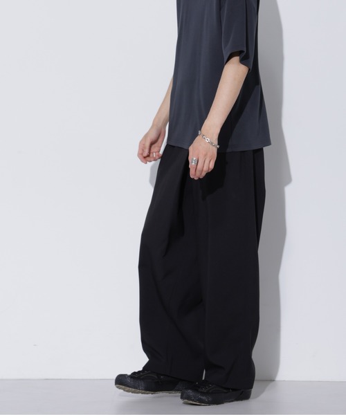 LUCAS-013/マットウースラップワイドパンツ（その他パンツ）｜Apo(s)ture（アポスチャー）