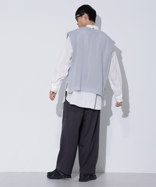 LUCAS-013/マットウースラップワイドパンツ（その他パンツ）｜Apo(s)ture（アポスチャー）