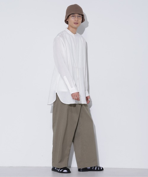 LUCAS-013/マットウースラップワイドパンツ（その他パンツ）｜Apo(s)ture（アポスチャー）