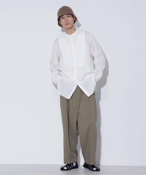 LUCAS-013/マットウースラップワイドパンツ（その他パンツ）｜Apo(s)ture（アポスチャー）