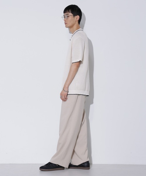 LUCAS-013/マットウースラップワイドパンツ（その他パンツ）｜Apo(s)ture（アポスチャー）