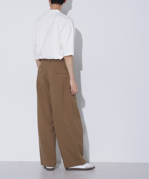 LUCAS-013/マットウースラップワイドパンツ（その他パンツ）｜Apo(s)ture（アポスチャー）