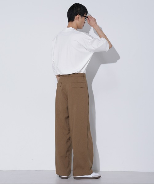 LUCAS-013/マットウースラップワイドパンツ（その他パンツ）｜Apo(s)ture（アポスチャー）