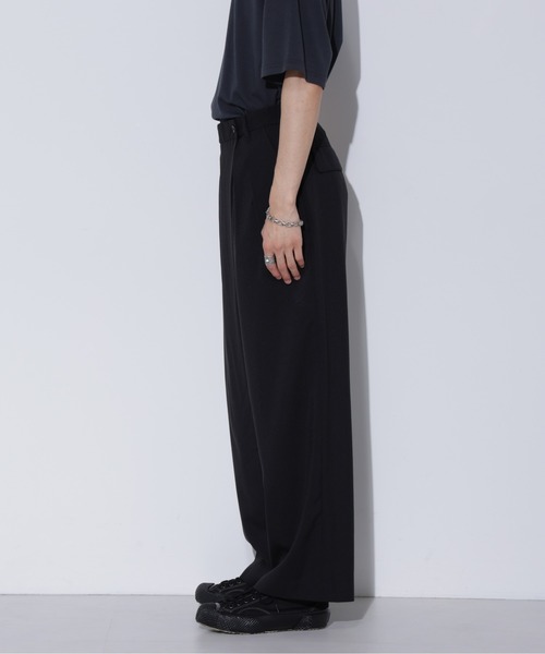 LUCAS-013/マットウースラップワイドパンツ（その他パンツ）｜Apo(s)ture（アポスチャー）