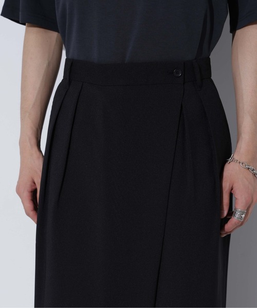 LUCAS-013/マットウースラップワイドパンツ（その他パンツ）｜Apo(s)ture（アポスチャー）