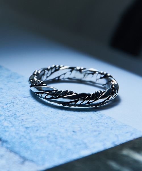 セール】【MAISON CLUB】Twist Vintage Design Ring /Silver 925 