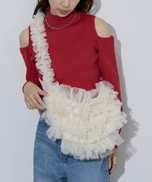 【MAISON BREEZE reveur】Tulle frill bag チュールフリルバッグ ショルダーバッグ