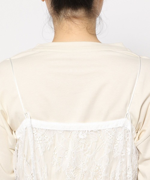 mysty woman(ミスティウーマン)の「レースカバーワンピ 151721(ワンピース・レディース・ホワイト/ブラック・FREE)」の14枚目の写真