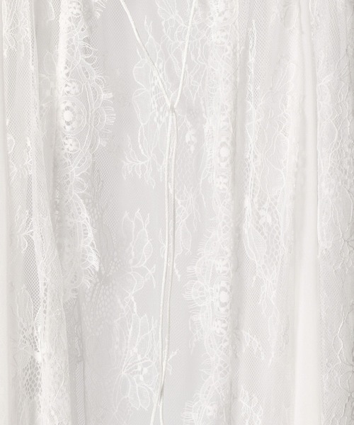 mysty woman(ミスティウーマン)の「レースカバーワンピ 151721(ワンピース・レディース・ホワイト/ブラック・FREE)」の16枚目の写真