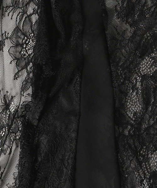 mysty woman(ミスティウーマン)の「レースカバーワンピ 151721(ワンピース・レディース・ホワイト/ブラック・FREE)」の17枚目の写真