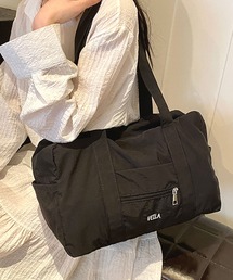 【軽量、コンパクト】さらっとしなやか使いやすいボストンバッグ