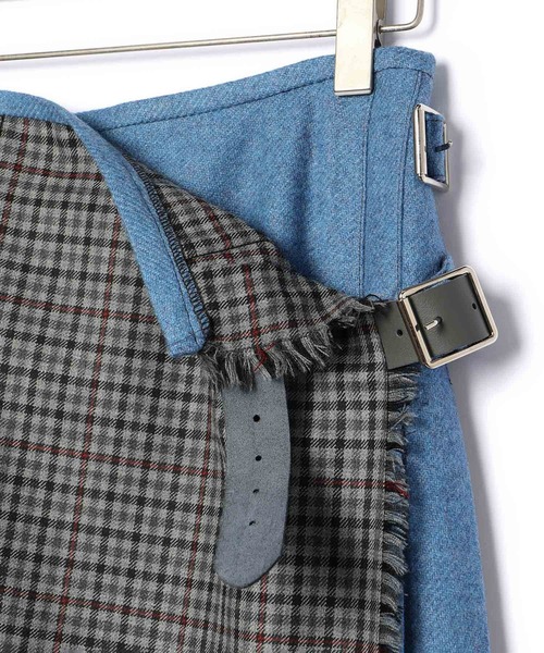 ADAM ET ROPE'(アダムエロペ)の「【O'Neil of Dublin for ADAM ET ROPE'】COMBI FASHION MAXI KILT (93CM)(スカート・レディース・グレー・10/8)」の12枚目の写真