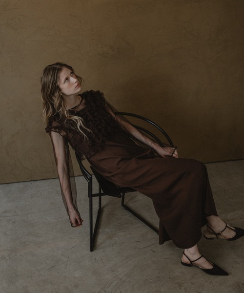 Many way frill dress（ドレス）｜et.UNiVER（エトユニベール）の