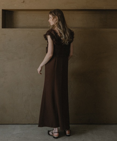 et.UNiVER Many way frill dress サイズM et.UNiVER ドレス Many way frill dress : ZOZOTOWN Yahoo!店