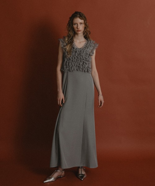 Many way frill dress オケージョンワンピース　ドレス　新品 et.UNiVER ドレス Many way frill dress : ZOZOTOWN Yahoo!店