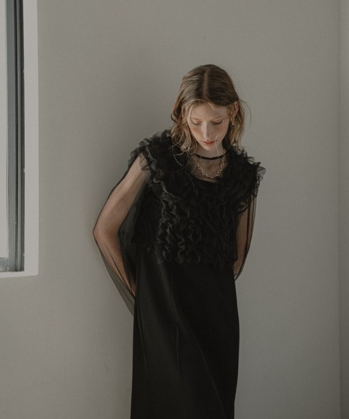 Many way frill dress（ドレス）｜et.UNiVER（エトユニベール）の