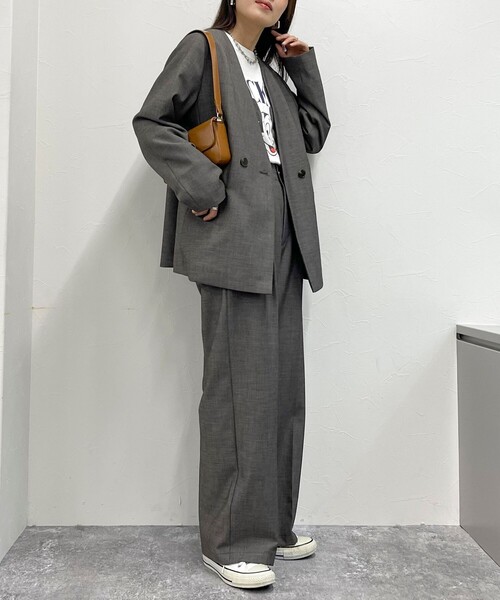 ★TV衣装★　Andemiu　パフジャケット　グレー ☆TV衣装☆ Andemiu パフジャケット グレー Andemiu