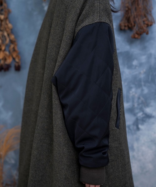 Nora Lily（ノラリリー）の「【Nora Lily】Quilting Sleeve Collar-less BZ(UNISEX)（その他アウター・メンズ・カーキ/ライトベージュ/ブルー・FREE）」の12枚目の写真