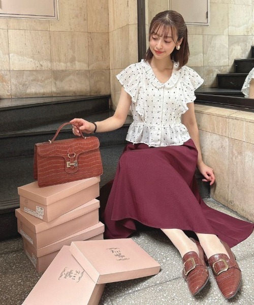 an another angelus（アンアナザーアンジェラス）の「バックル使いローヒールシューズ/ananotherangelus/fint　フィント（その他シューズ・レディース・ブラック/ブラウン/キャメル・S/M/L）」の5枚目の写真