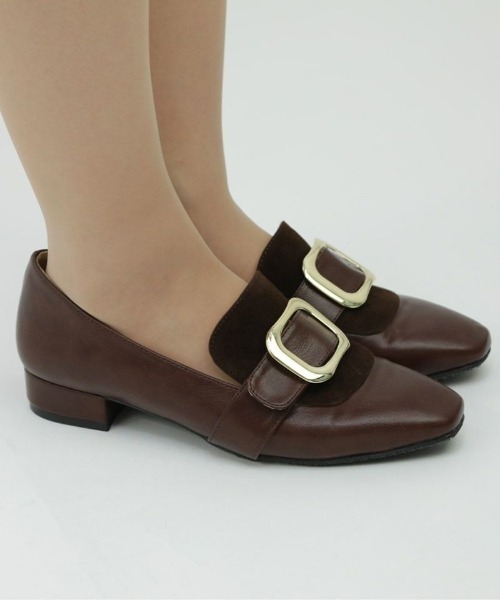 an another angelus（アンアナザーアンジェラス）の「バックル使いローヒールシューズ/ananotherangelus/fint　フィント（その他シューズ・レディース・ブラック/ブラウン/キャメル・S/M/L）」の10枚目の写真