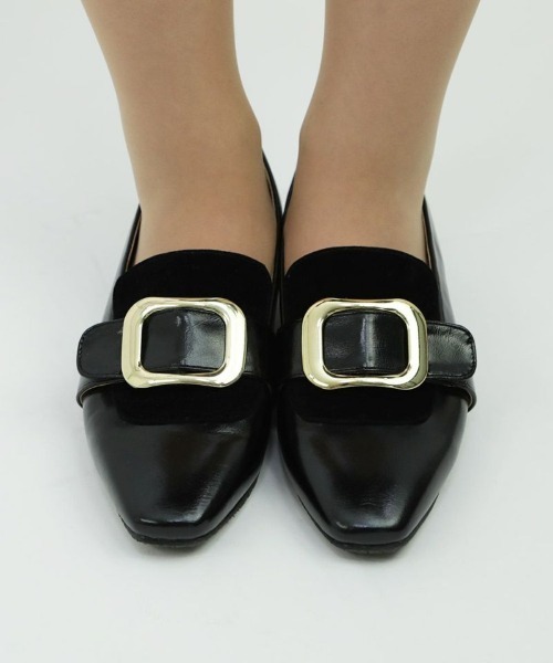 an another angelus（アンアナザーアンジェラス）の「バックル使いローヒールシューズ/ananotherangelus/fint　フィント（その他シューズ・レディース・ブラック/ブラウン/キャメル・S/M/L）」の11枚目の写真