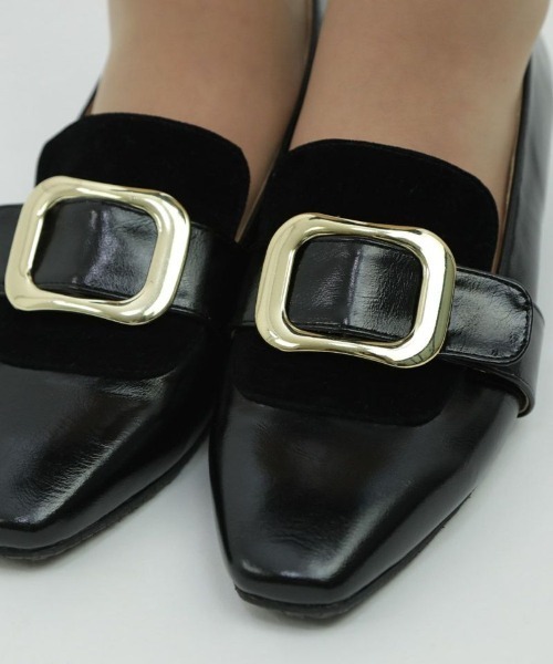 an another angelus（アンアナザーアンジェラス）の「バックル使いローヒールシューズ/ananotherangelus/fint　フィント（その他シューズ・レディース・ブラック/ブラウン/キャメル・S/M/L）」の12枚目の写真