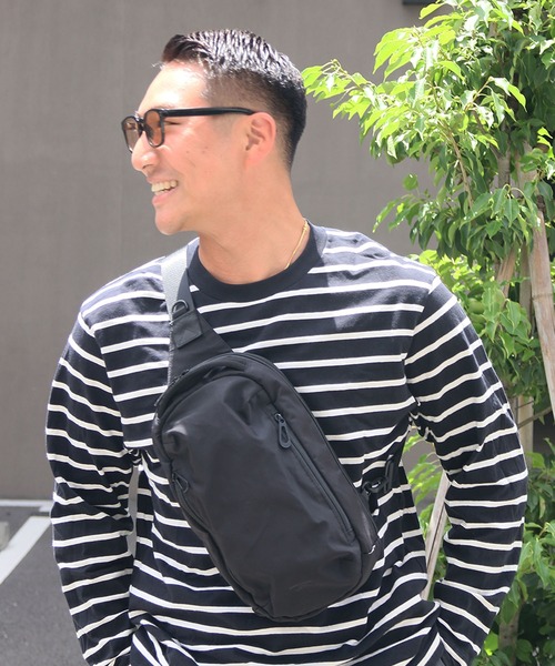RAW.C(ロークリエイト)の「FUNCTIONAL/ファンクショナル ボディバッグ LIGHT WEIGHT UTILITY OVAL SLING 撥水 軽量 RCB-093TI(ボディバッグ/ウエストポーチ・メンズ・ブラック/ダークカーキ・FREE)」の1枚目の写真