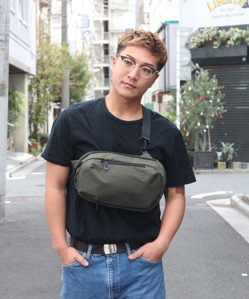 RAW.C(ロークリエイト)の「FUNCTIONAL/ファンクショナル ボディバッグ LIGHT WEIGHT UTILITY OVAL SLING 撥水 軽量 RCB-093TI(ボディバッグ/ウエストポーチ・メンズ・ブラック/ダークカーキ・FREE)」の18枚目の写真