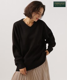 BAYFLOW | オーバーサイズＶネックニット(ニット/セーター)