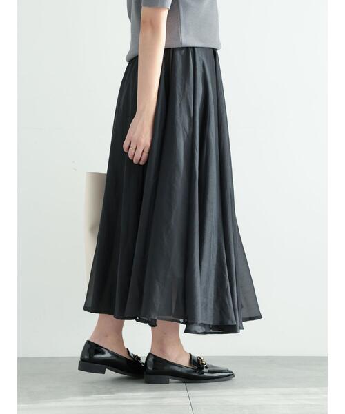 Te chichi(テチチ)の「シアーボリュームスカート(スカート・レディース・カーキ/チャコールグレー/モカ・F)」の22枚目の写真