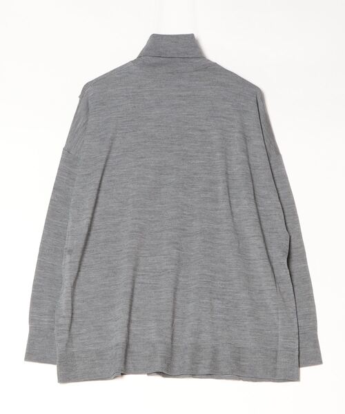 ALLSAINTS(オールセインツ)の「BERN MERINO WOOL WRAP JUMPER | BERN メリノ ウール ラップ ニット・セーター(ニット/セーター・レディース・グレー系その他・XS/M/S)」の7枚目の写真