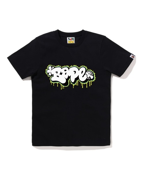 極美品！　a bathing ape アベイシングエイプ　Tシャツ ロゴ A BATHING APE アベイシング エイプ ロゴ Tシャツ - メルカリ